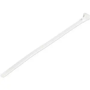 4XEM 500 Pack 8-Inch White Nylon/Plastic Zip Ties for Indoor and Outdoor Use