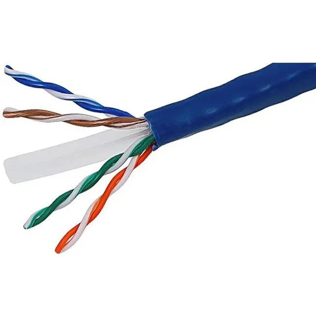 4XEM 1000 ft Blue Cat5e Stranded Bulk Ethernet Cable Part #4XCAT5ESTRANDB