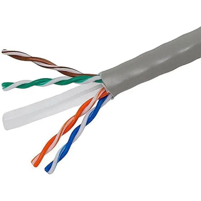 4XEM 1000 ft Gray Cat6 Stranded Ethernet Cable for In-Wall Use (Part Number: 4XCAT6STRANDG)