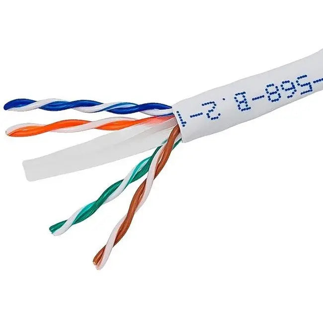 4XEM 1000 ft White Cat6 Stranded CM-Rated Network Cable – In-Wall Use, High-Speed Data Transmission