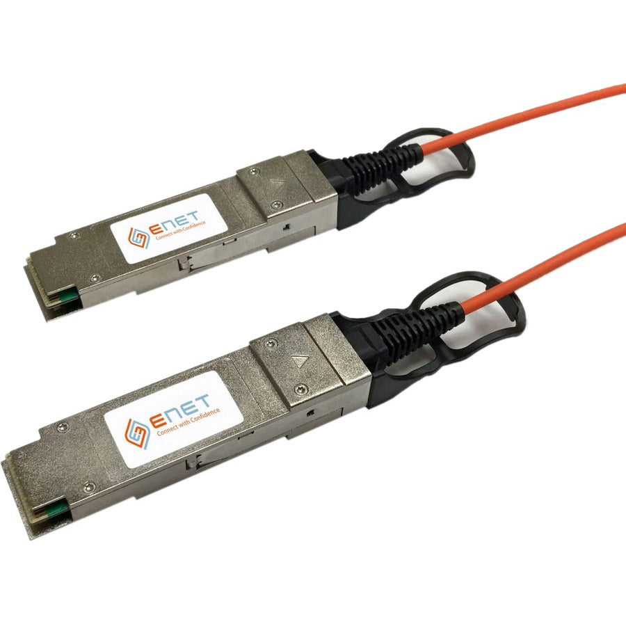 ENET QSFP+ Network Cable (Part Number: QSFP-H40G-AOC2M-ENT) for High-Speed Data Connectivity