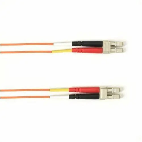 Black Box Corporation OM4 50/125 Multimode Fiber Optic Patch Cable - OFNP Plenum, 15 ft, Orange