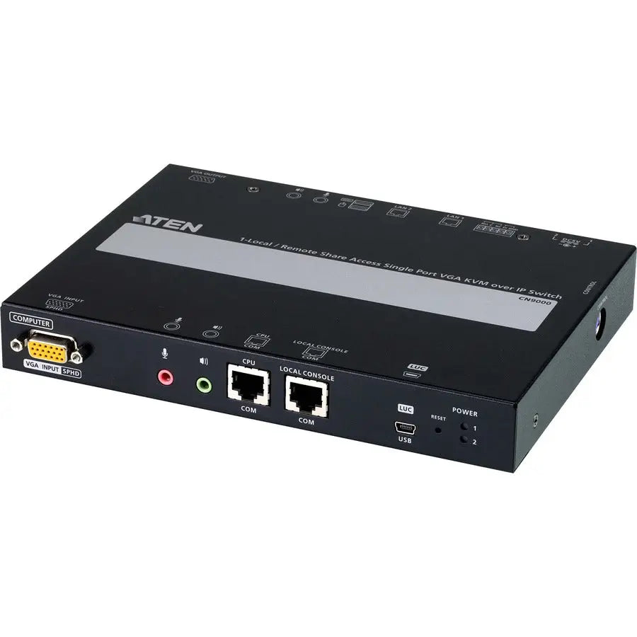 ATEN CN9000 VGA KVM over IP Switch - Remote Access and Control for Workstations and Servers