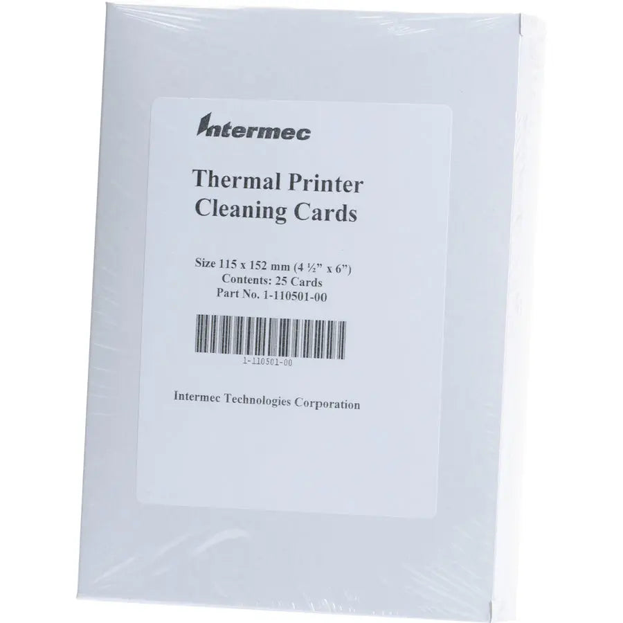 Honeywell Intermec Cleaning Card Pack of 25 for EasyCoder Label Printers