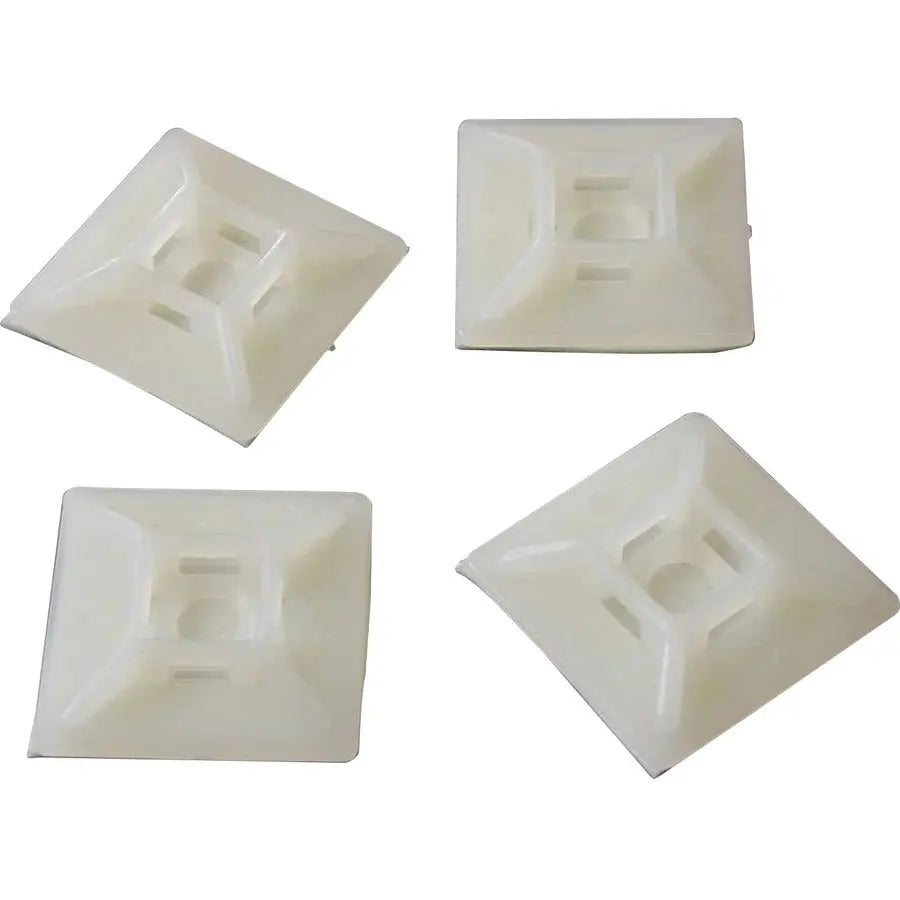 StarTech.com Self-adhesive Nylon Cable Tie Mounts - Pack of 100, TAA Certified