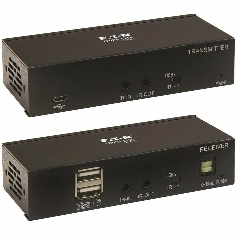 Eaton Corporation Tripp Lite B127A-1A1-BHBH 4K HDMI Over Cat6 Extender Kit with USB, IR, HDR, and PoC Support
