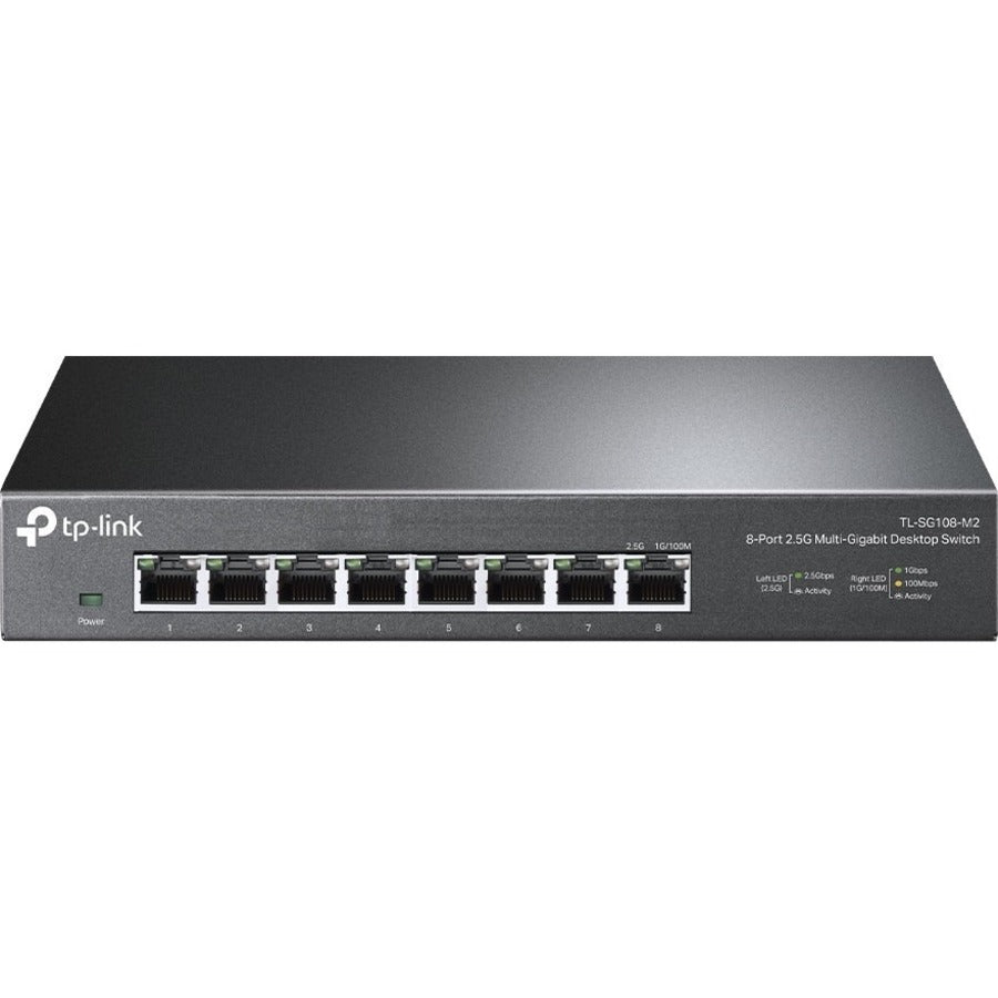 TP-Link TL-SG108-M2 8-Port 2.5G Multi-Gigabit Ethernet Switch for High-Speed Networking