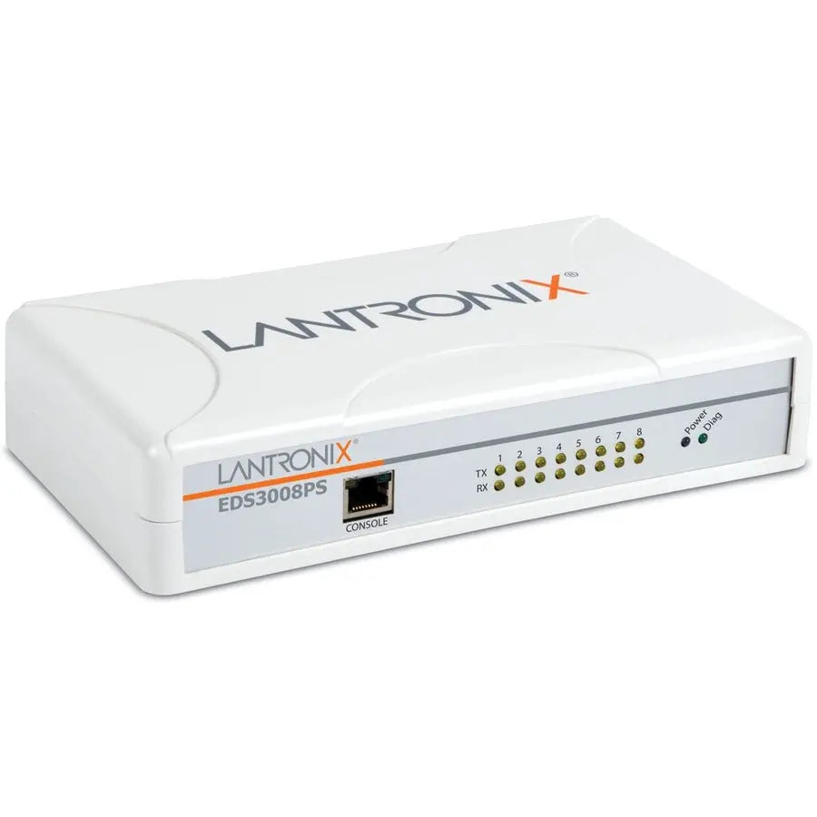 Lantronix EDS3008PS Device Server – 8 or 16 RJ45 Serial Ports with Secure Ethernet & Remote Management