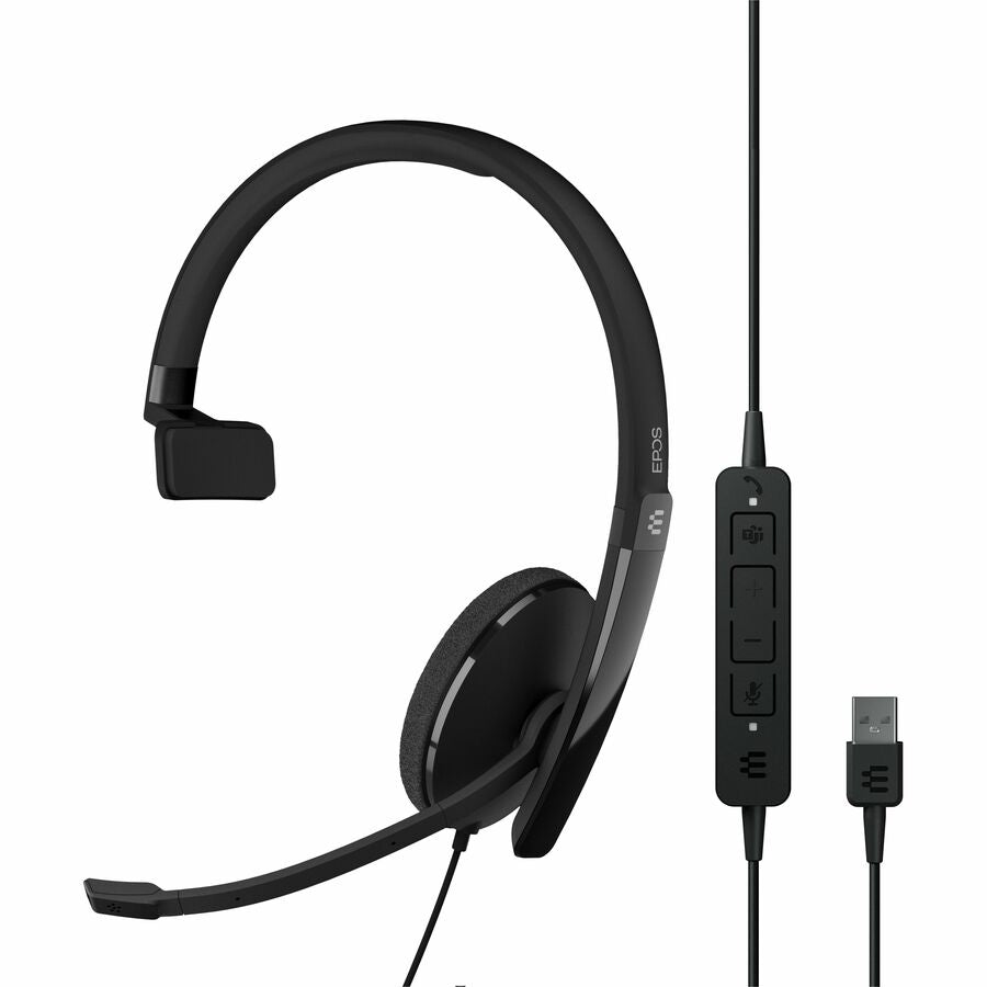 EPOS ADAPT 130T USB II Headset with Noise-Cancelling Microphone and Microsoft Teams Certification