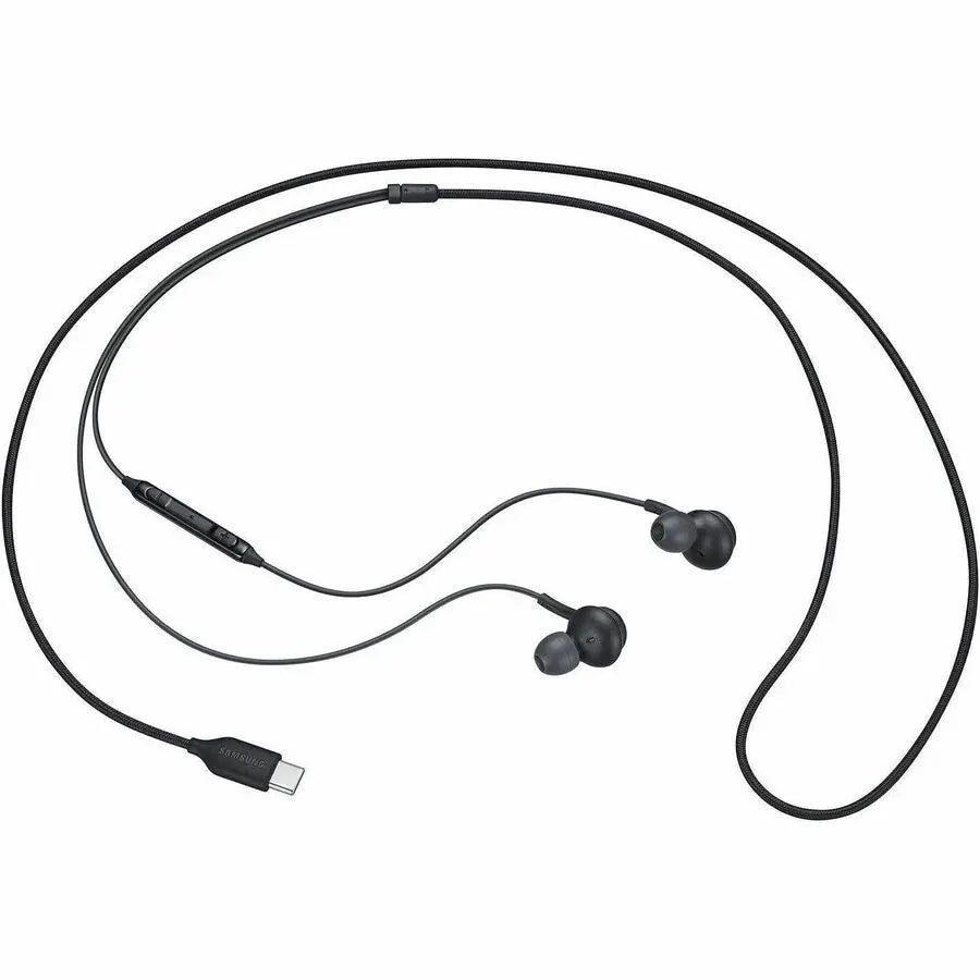 Samsung EO-IC100 Black AKG Type-C Headphones – In-Ear Stereo Earset with Microphone