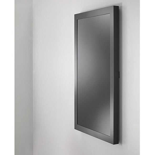 Chief Impact 65 Inch On-Wall Kiosk with Protective Glass - Portrait Orientation - Black