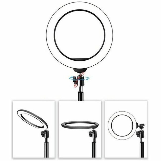 CODi LED-RING-6 6-Inch LED Selfie Ring Light with Mini Tripod