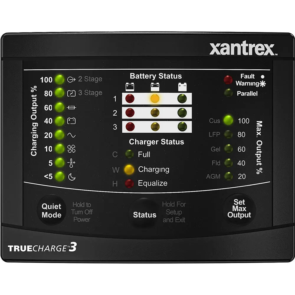 Xantrex TRUEcharge3 Remote Panel for Battery Charger Monitoring and Control