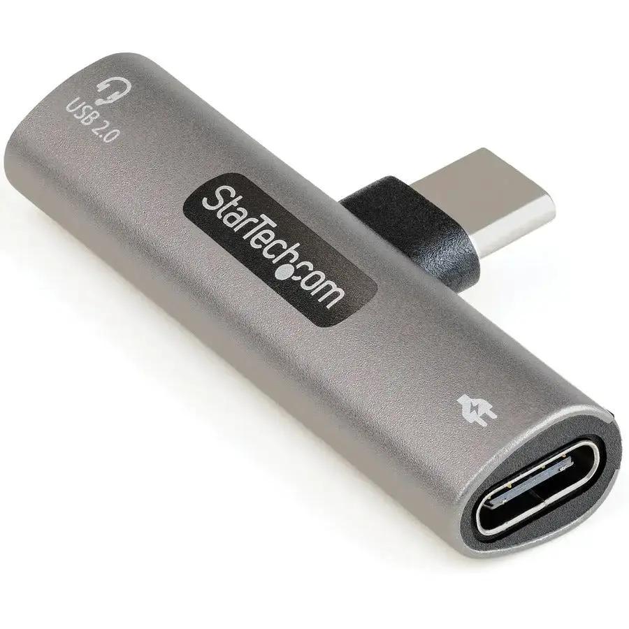 StarTech.com USB-C Audio & Charge Adapter (Part No. CDP2CAPDM) – 60W Power Delivery, Headset & Data Transfer for USB Type-C Devices by StarTech.com