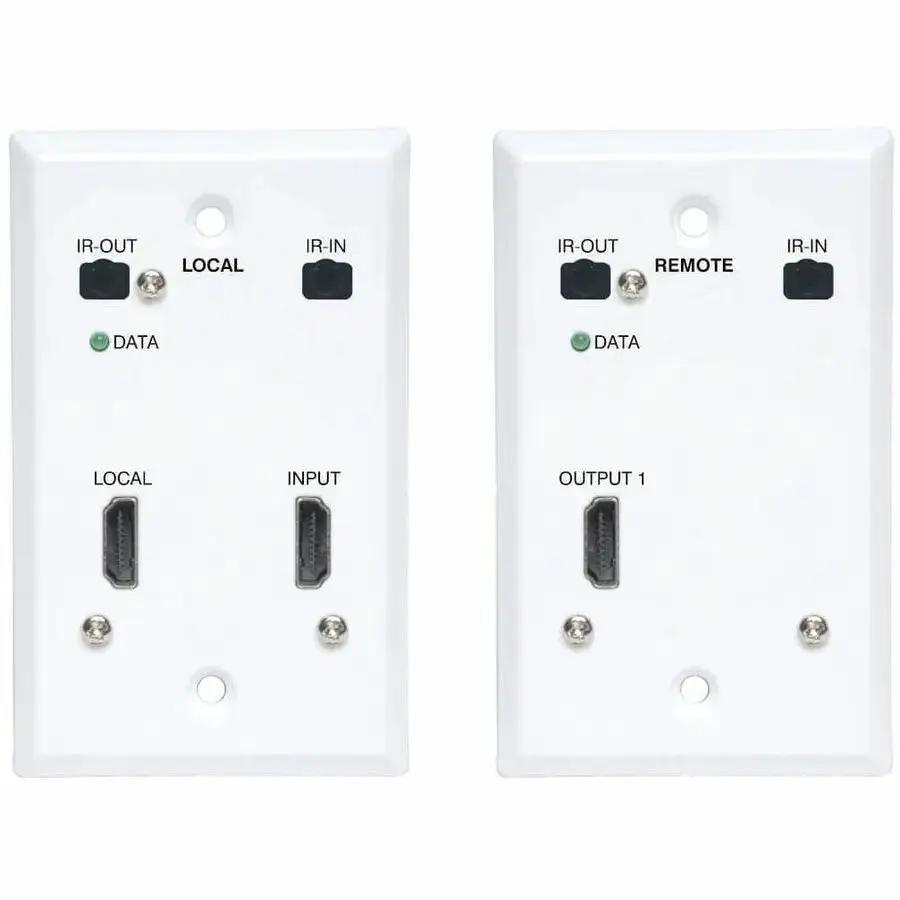 Eaton Tripp Lite Series B127A-1A1-FHFH 4K HDMI Extender Kit with Wall Plate Design by EATON TRIPP LITE SERIES CONNECTIVIT