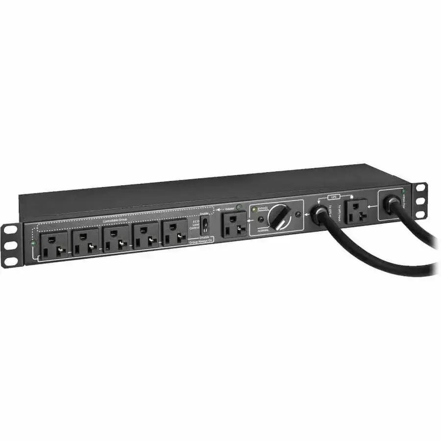 Eaton PDUB201U Tripp Lite Series 6-Outlets PDU with Manual Bypass and ECO Mode for Data Center Power Management by EATON TRIPP LITE SERIES MASTER-POWE