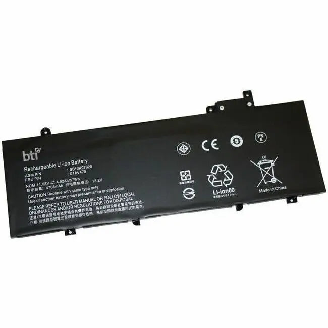 BTI 01AV479-BTI 11.58V 57Wh Lithium-Ion Battery for Lenovo ThinkPad T480s