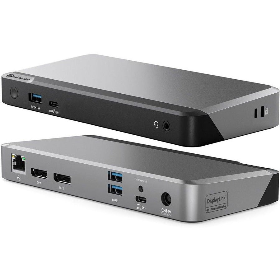 Alogic DX2 Dual 4K Display Universal Docking Station with 65W Power Delivery