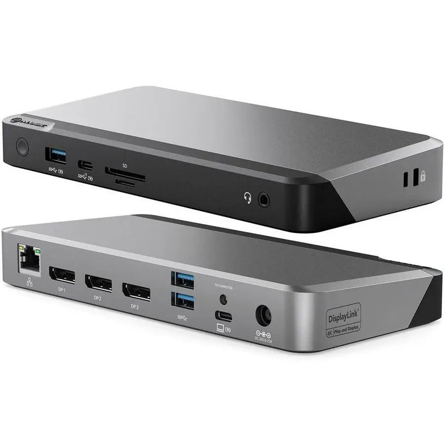 Alogic DX3 Triple 4K Display Universal Docking Station with 100W Power Delivery