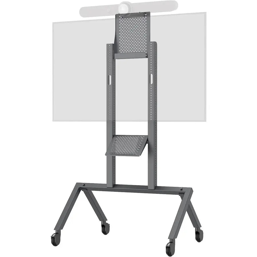 Heckler Design AV Cart for Logitech Rally Bar - Durable Powder Coated Steel Mobile Equipment Stand