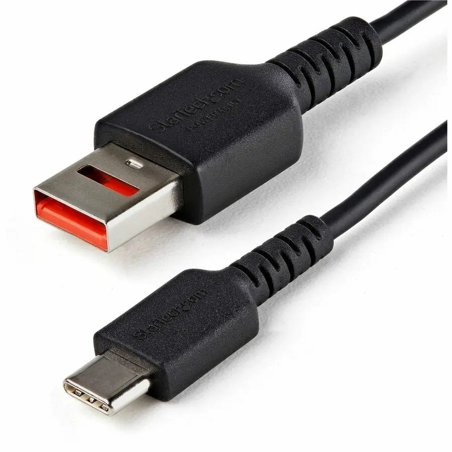 StarTech.com 3ft USB-A to USB-C Data Blocker Charging Cable – Secure Power-Only Connection for Mobile Devices