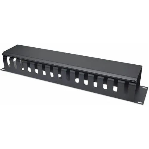 Manhattan 19-inch Cable Management Panel with 2U Steel Rackmount Design