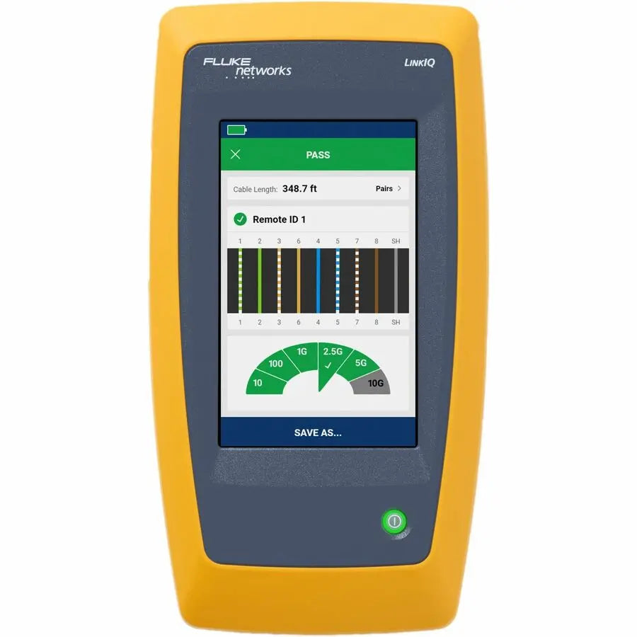 Fluke Networks LinkIQ Cable and Network Tester LIQ-100 for Ethernet and Industrial Networks