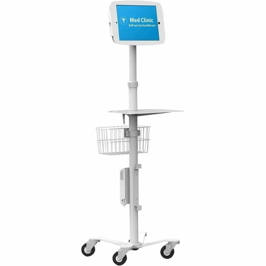 Compulocks Rise Freedom iPad Medical Rolling Kiosk with Adjustable Height and Cable Management