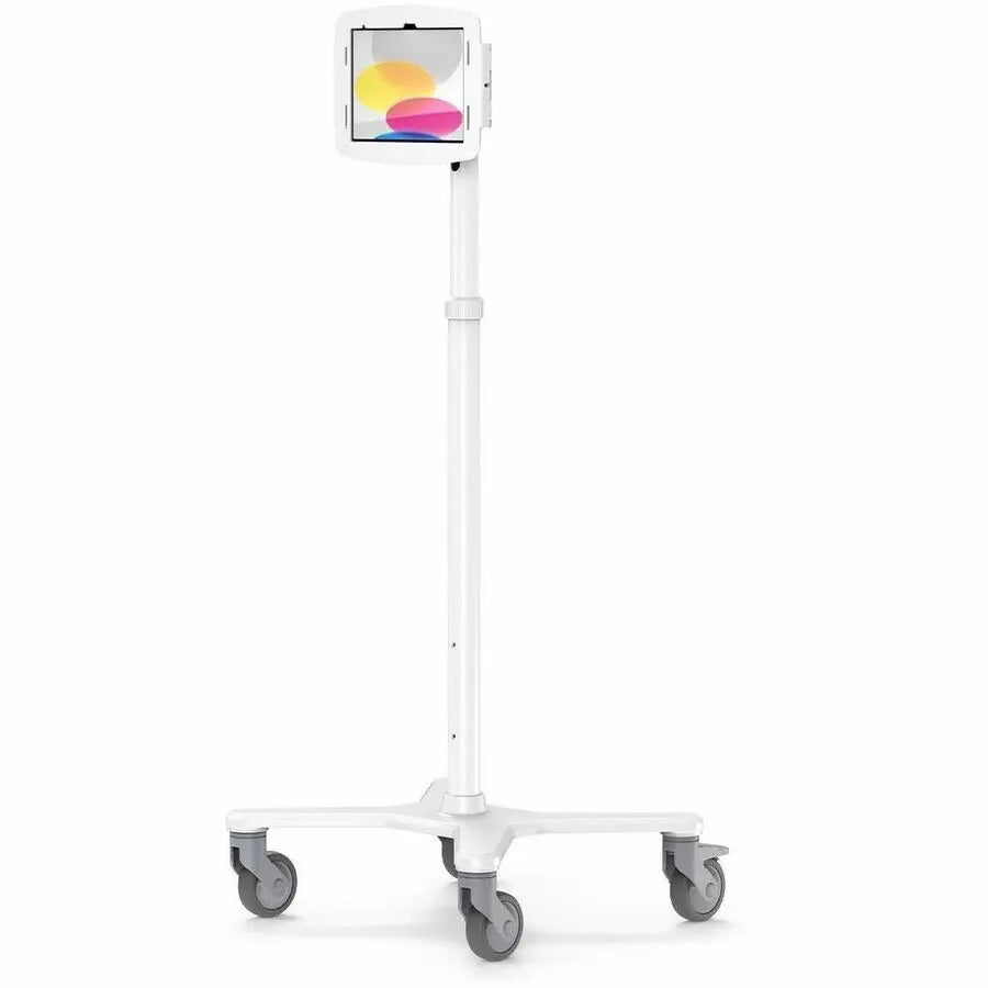 Compulocks Brands Inc. iPad 10.2" Space Enclosure Premium Medical Rolling Cart with Adjustable Arm and Secure Lock