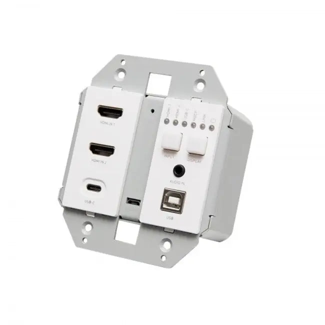 Legrand Group C2G Dual 4K HDMI HDBaseT + USB-C Wall Plate Transmitter