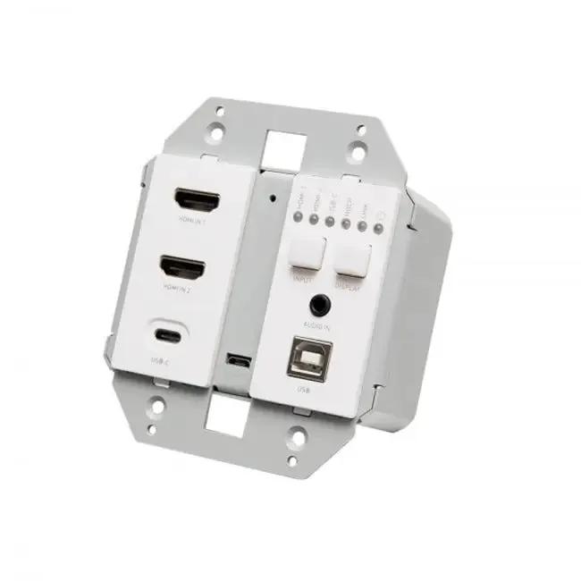 Legrand Group C2G Dual 4K HDMI HDBaseT + USB-C Wall Plate Transmitter by Legrand Group