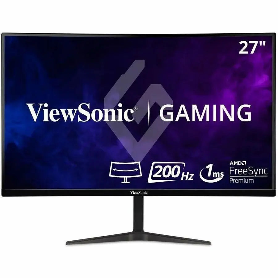ViewSonic VX2718-PC-MHD 27-Inch Curved Full HD Gaming Monitor with 200Hz Refresh Rate and FreeSync Premium