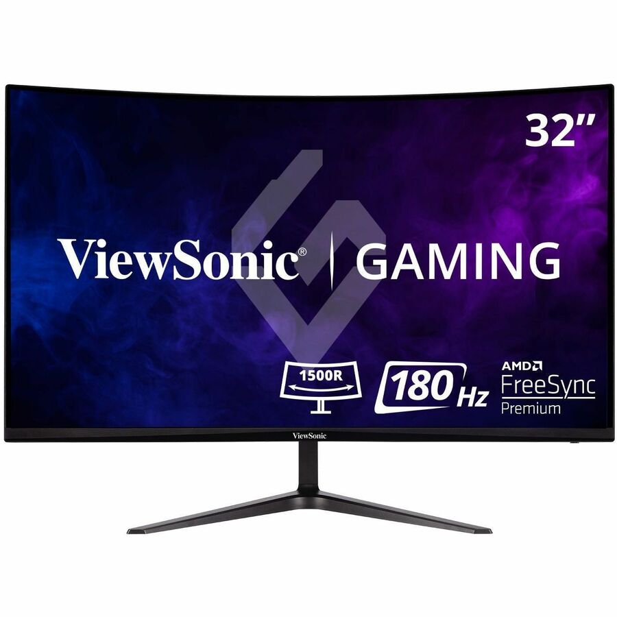 ViewSonic VX3218-PC-MHD 32-Inch Curved Gaming Monitor with 1080p Resolution, 180Hz Refresh Rate, and FreeSync Premium Technology