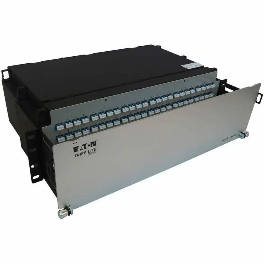 Eaton Tripp Lite Series N48S-24M8L4-10 Preloaded 3U Fiber Patch Panel with 24 MTP/MPO-APC to LC Duplex Cables