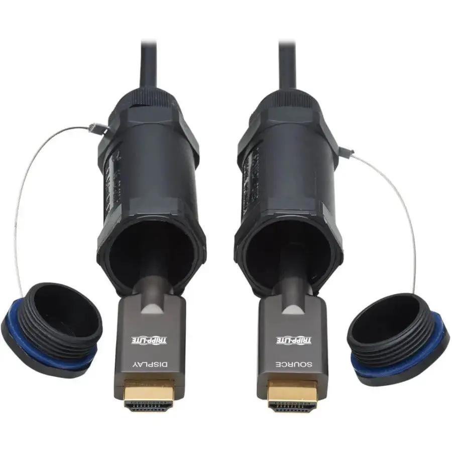 Eaton Tripp Lite Series P568FA-100M-WR 100 ft Fiber Optic HDMI Cable for 4K HDR Outdoor and Industrial Use by EATON TRIPP LITE SERIES CONNECTIVIT