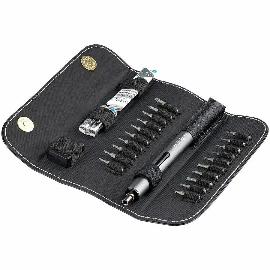 StarTech.com CTK20PCEDRIVE Precision Cordless Electric Screwdriver Set for Electronics Repair by StarTech.com