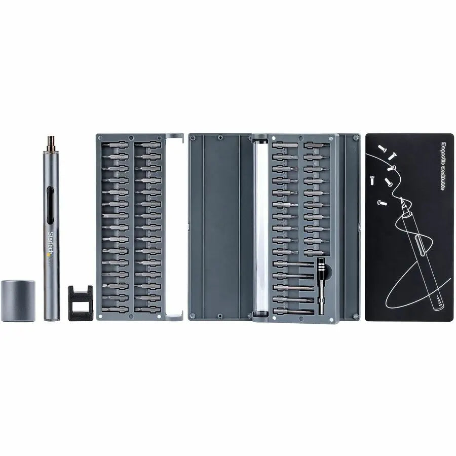 StarTech.com CTK55PCEDRIVE 55-Bit Electric Precision Screwdriver Set for Electronics Repair