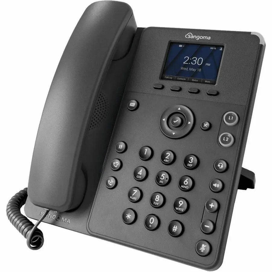 Sangoma P310 IP Phone - Reliable Corded VoIP Phone for Business and Entry-Level Use