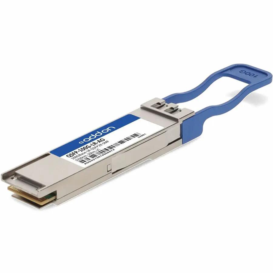 AddOn Juniper Networks QSFP-100G-LR Compatible 100GBase-LR QSFP28 Transceiver (SMF, 1310nm, 10km, LC, DOM, TAA Compliant) by AddOn