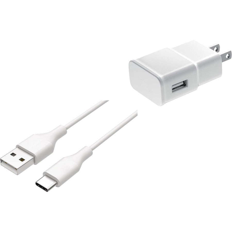 4XEM Samsung USB-C 6ft Charger Kit - White with Fast Charging and Data Transfer