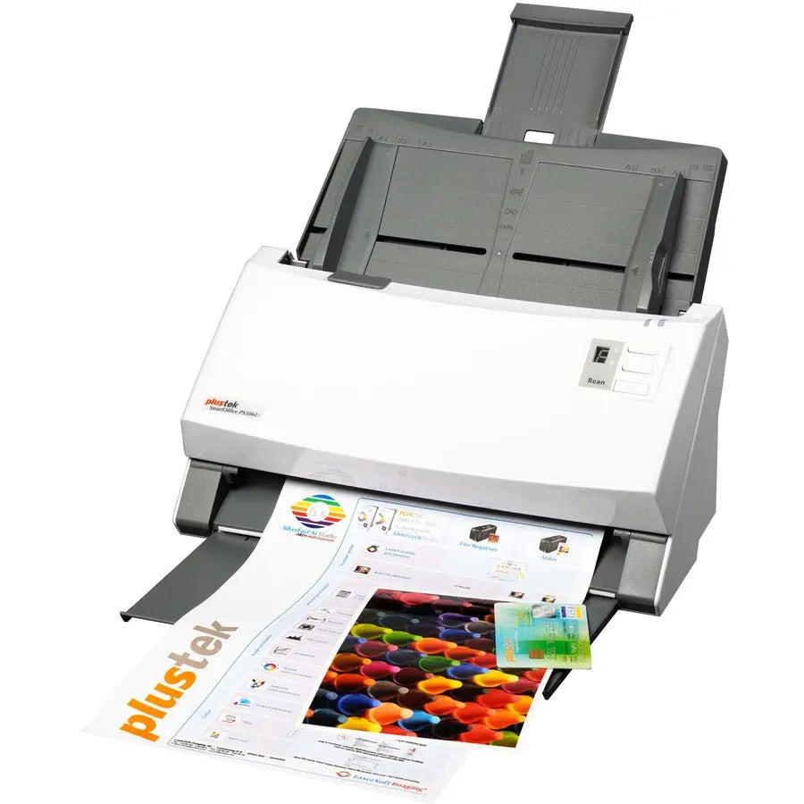 Plustek SmartOffice PS506U Document Scanner - Fast Duplex ADF with OCR and High-Volume Capacity