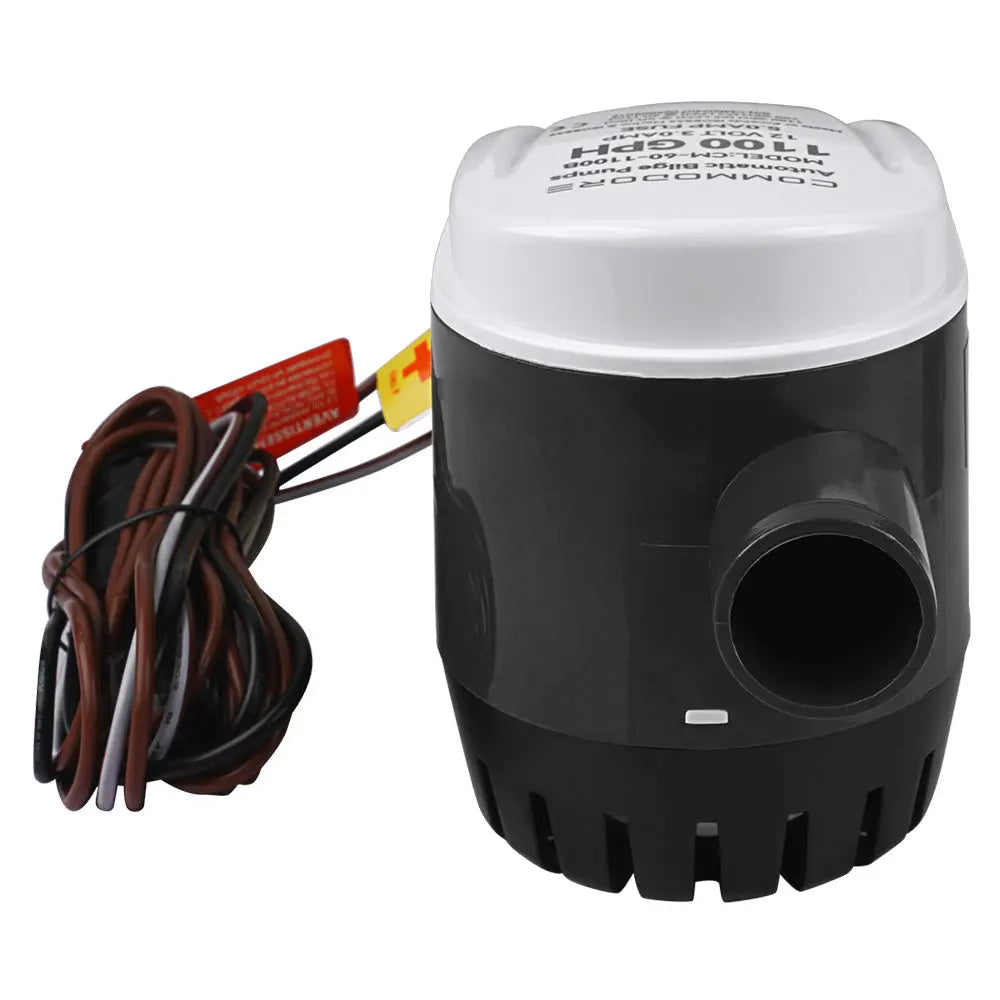 Commodore 1100 GPH 60 Series Automatic Bilge Pump - 12V for Reliable Water Removal