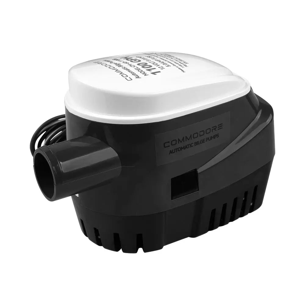 Commodore 1100 GPH 60 Series Automatic Bilge Pump - 12V for Reliable Water Removal