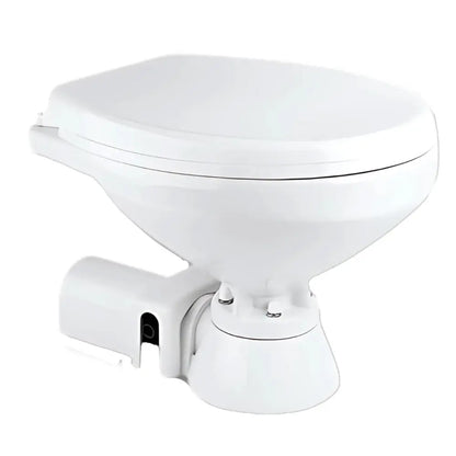 Commodore CM1RMT Electric Marine Toilet with Rear Macerator, Regular Size