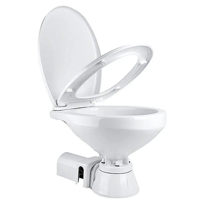 Commodore CM1RMT Electric Marine Toilet with Rear Macerator, Regular Size