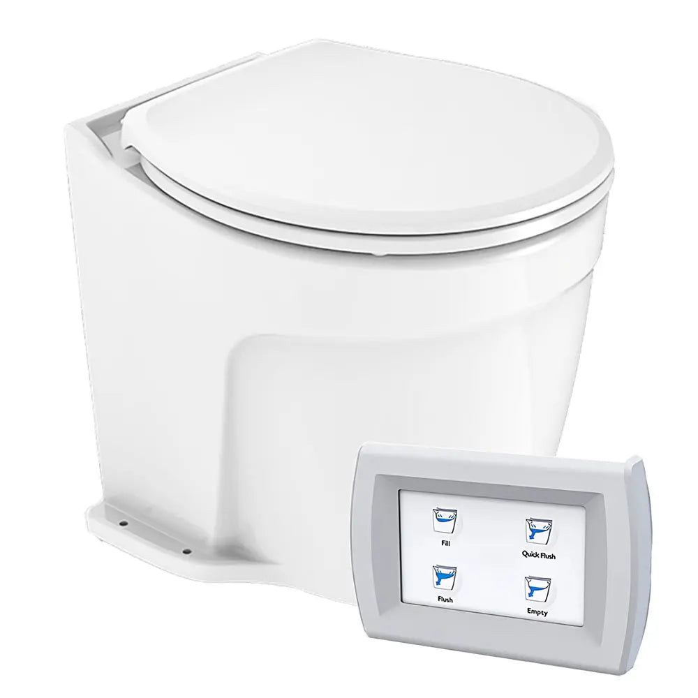 Commodore CM5RMT Deluxe Flush Electric Toilet with Solenoid Valve and Fresh Water Pump