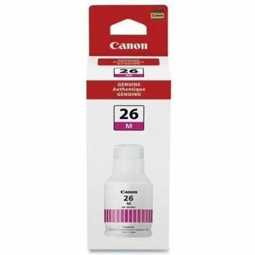 Canon GI-26 Pigment Magenta Ink Bottle for MAXIFY MegaTank Printers