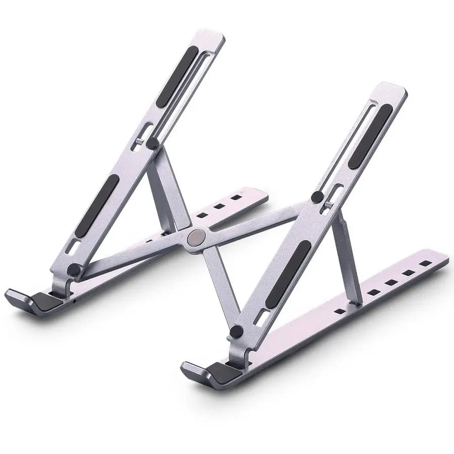 Urban Factory Foldable Ergonomic Aluminium Laptop Stand - Silver