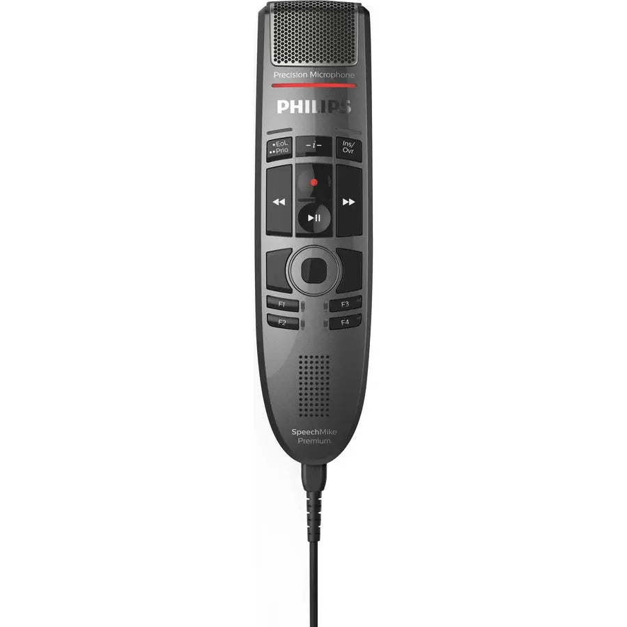Philips SpeechMike Premium Touch SMP3800/00 Digital Voice Recorder with Studio-Quality Microphone and Motion Sensor