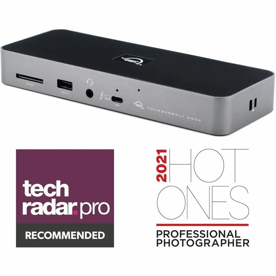 OWC 11-Port Thunderbolt Dock for Mac and PC with 96W Power - Thunderbolt 4, Ethernet, USB, SD Card Reader, Space Gray